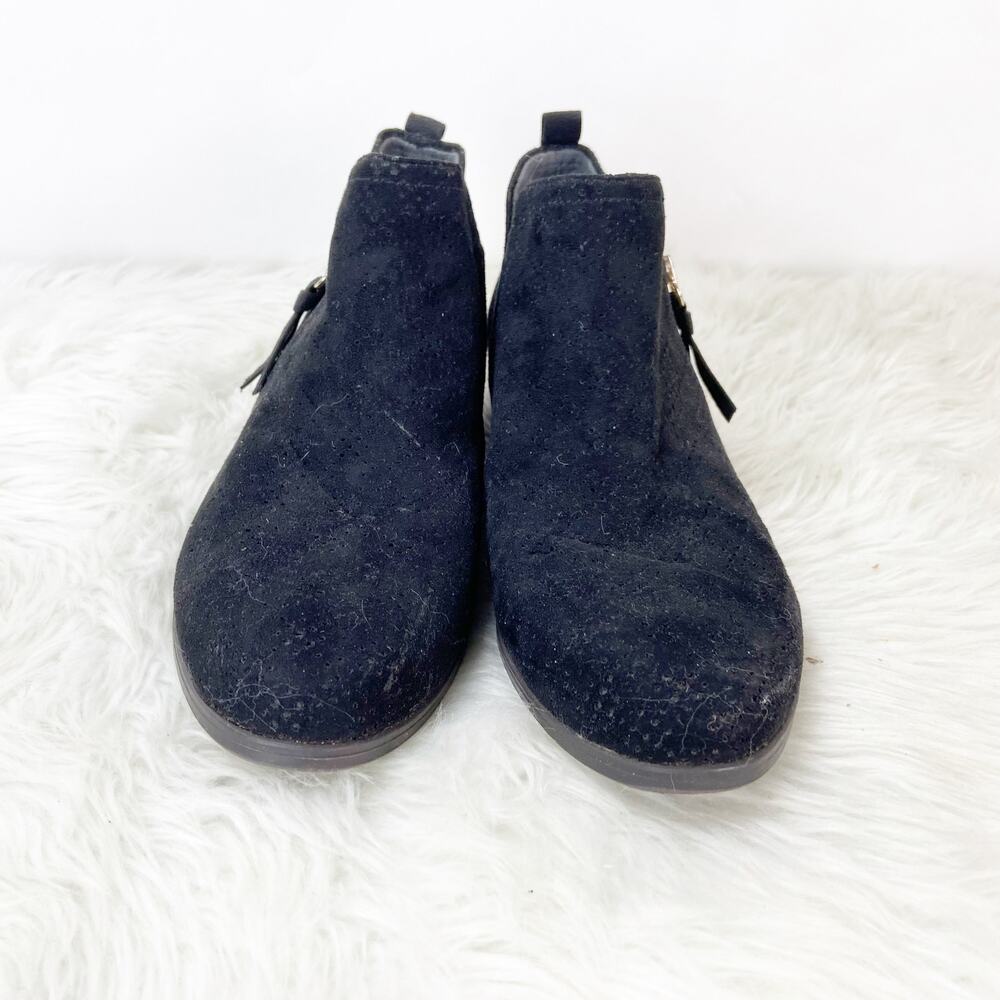 Dr. Scholl's 8 M Womens Black Textile Comfort Ankle Booties - Picture 5 of 10